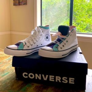 Brand new NEVER been worn Double upper Converse